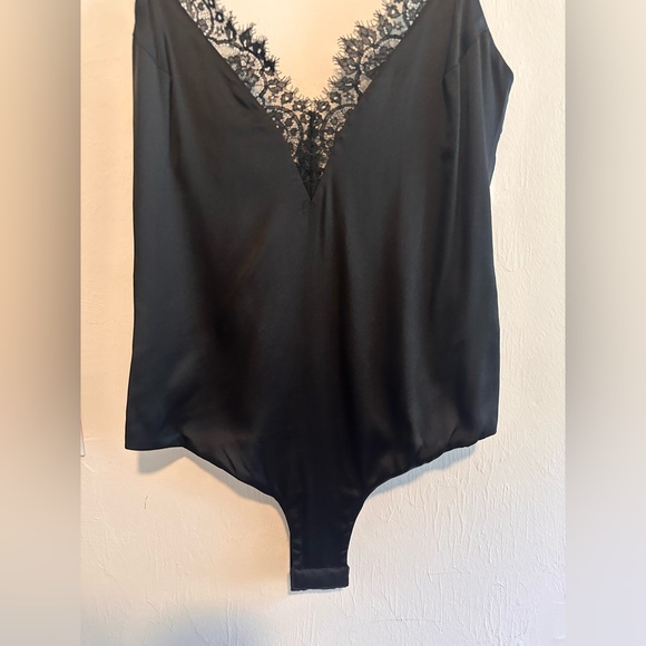 For Love And Lemons x Jaime King Black Lace Bodysuit Sz M - Picture 6 of 6